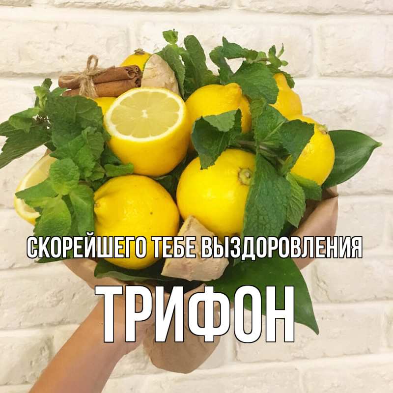 Картинка Скорейшего тебе выздоровления, Трифон