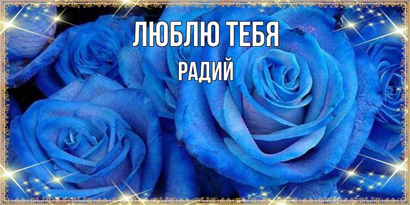 Картинка Люблю тебя, Радий