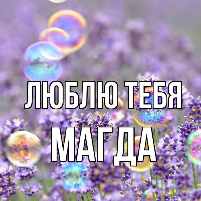 Картинка Люблю тебя, Магда