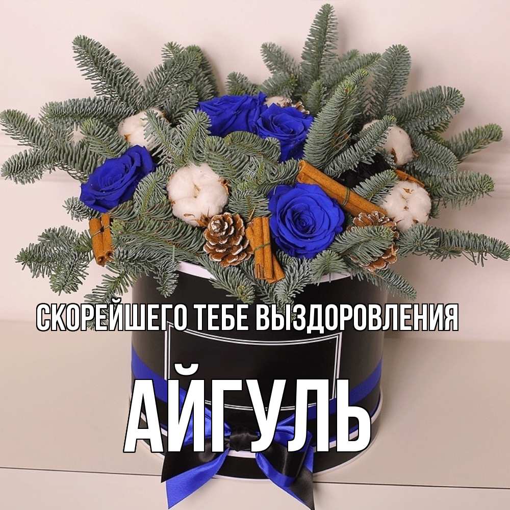 Открытка на каждый день с именем, Айгуль Скорейшего тебе выздоровления короче кто то загрузил эти шишки Прикольная открытка с пожеланием онлайн скачать бесплатно 