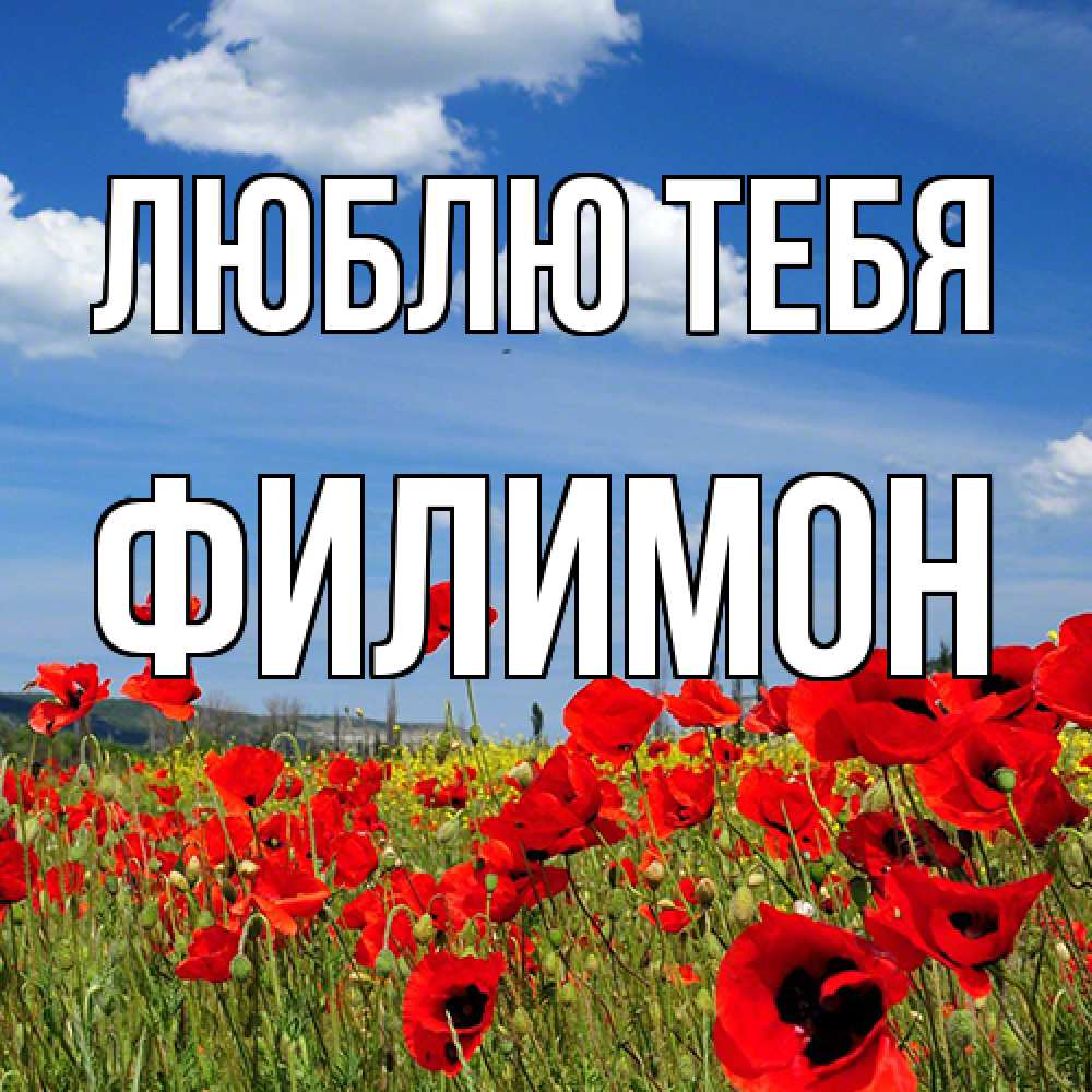 Открытка на каждый день с именем, Филимон Люблю тебя международный женский день 1 Прикольная открытка с пожеланием онлайн скачать бесплатно 
