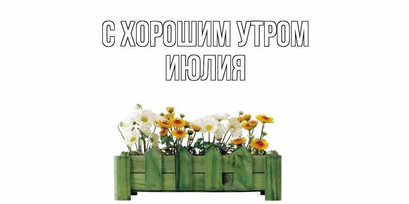 Картинка С хорошим утром, Июлия