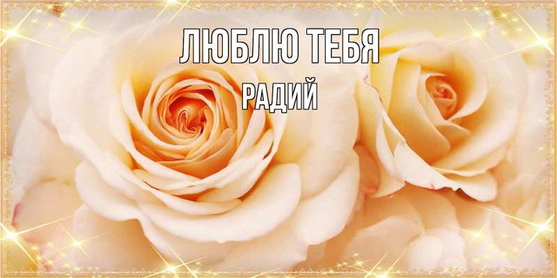 Картинка Люблю тебя, Радий