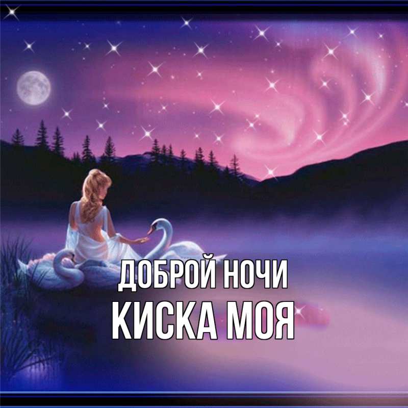 Картинка Доброй ночи, Киска моя