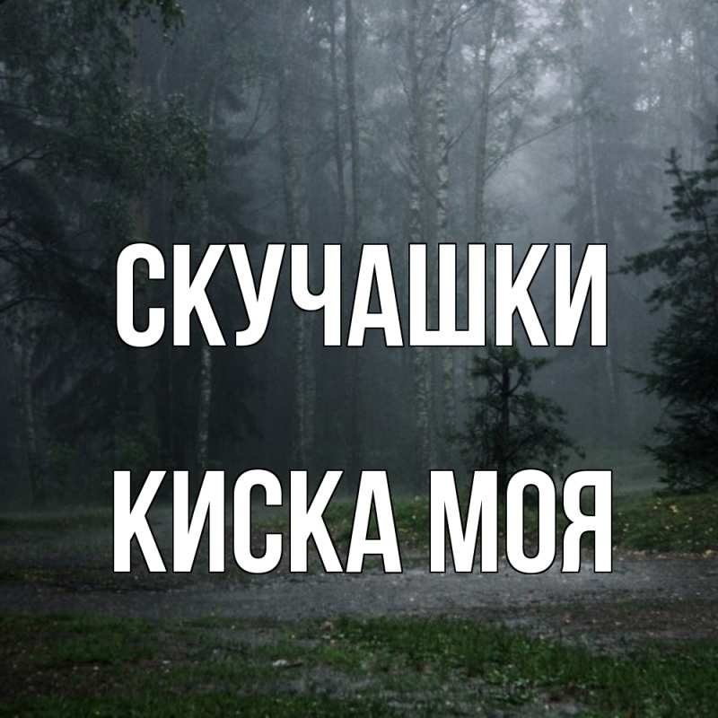 Картинка Скучашки, Киска моя