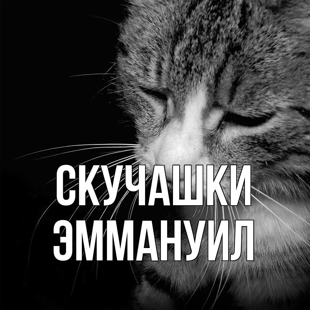 Открытка на каждый день с именем, Эммануил Скучашки мне скучно Прикольная открытка с пожеланием онлайн скачать бесплатно 