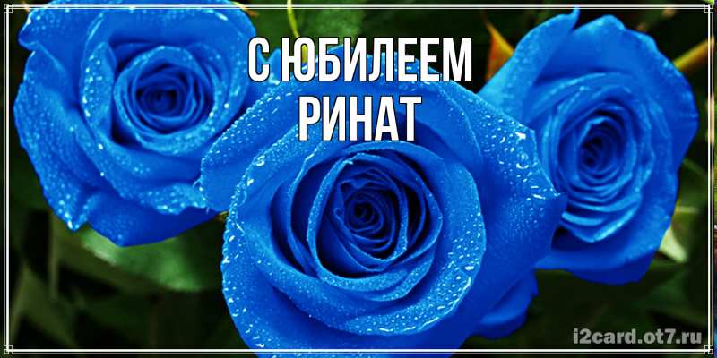 Картинка C юбилеем, Ринат