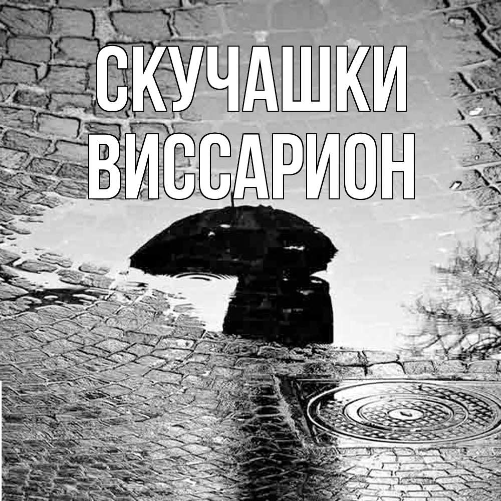 Открытка на каждый день с именем, Виссарион Скучашки зонт люк Прикольная открытка с пожеланием онлайн скачать бесплатно 