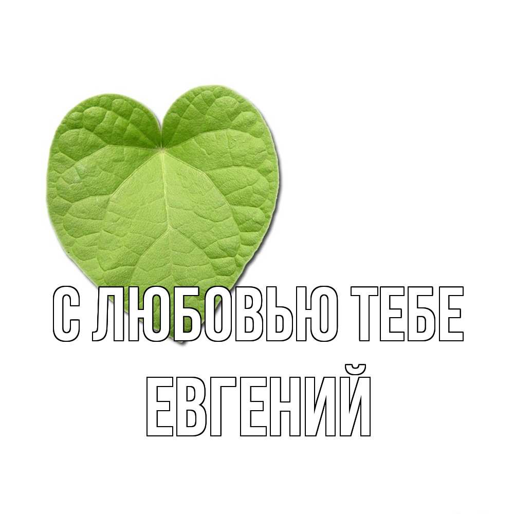 Открытка на каждый день с именем, Евгений С любовью тебе тебе Прикольная открытка с пожеланием онлайн скачать бесплатно 