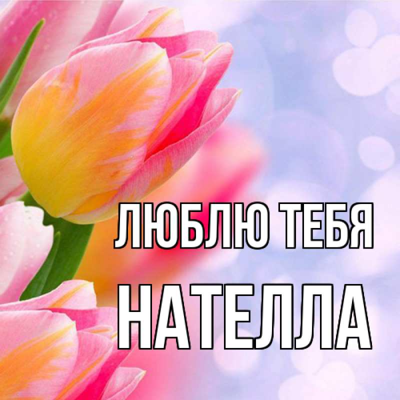 Картинка Люблю тебя, Нателла