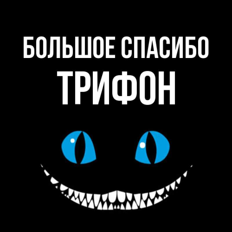 Картинка Большое спасибо, Трифон
