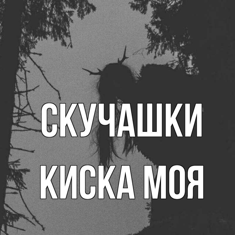 Картинка Скучашки, Киска моя