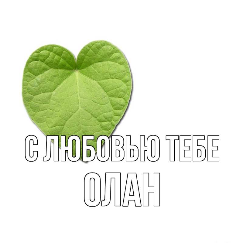 Картинка С любовью тебе, Олан