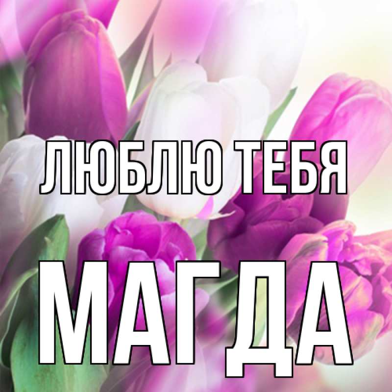 Картинка Люблю тебя, Магда