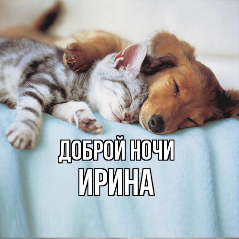 Картинка Доброй ночи, Ирина
