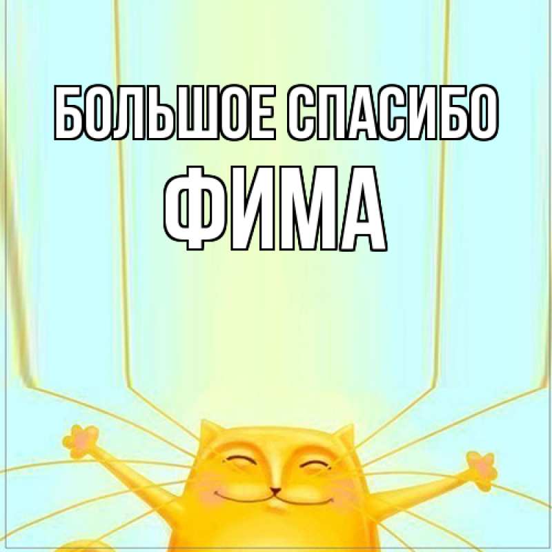Картинка Большое спасибо, Фима