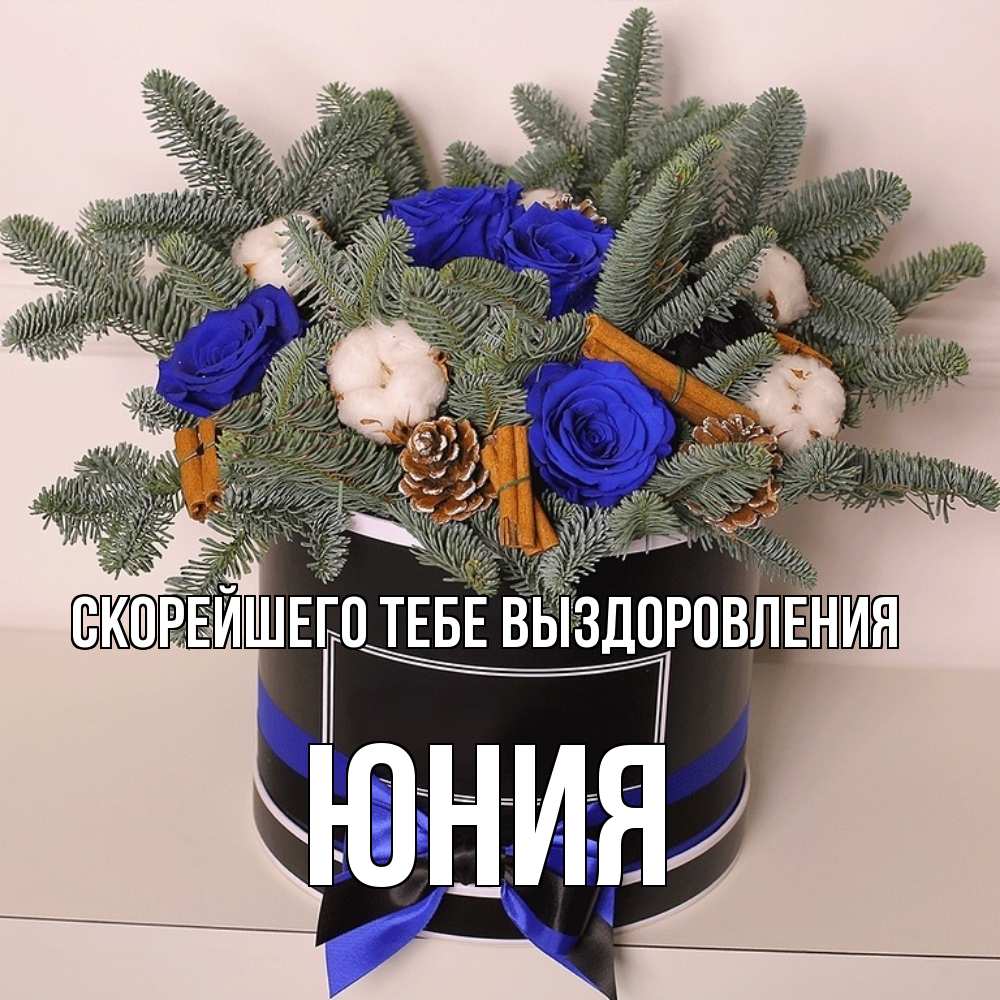 Открытка на каждый день с именем, Юния Скорейшего тебе выздоровления короче кто то загрузил эти шишки Прикольная открытка с пожеланием онлайн скачать бесплатно 