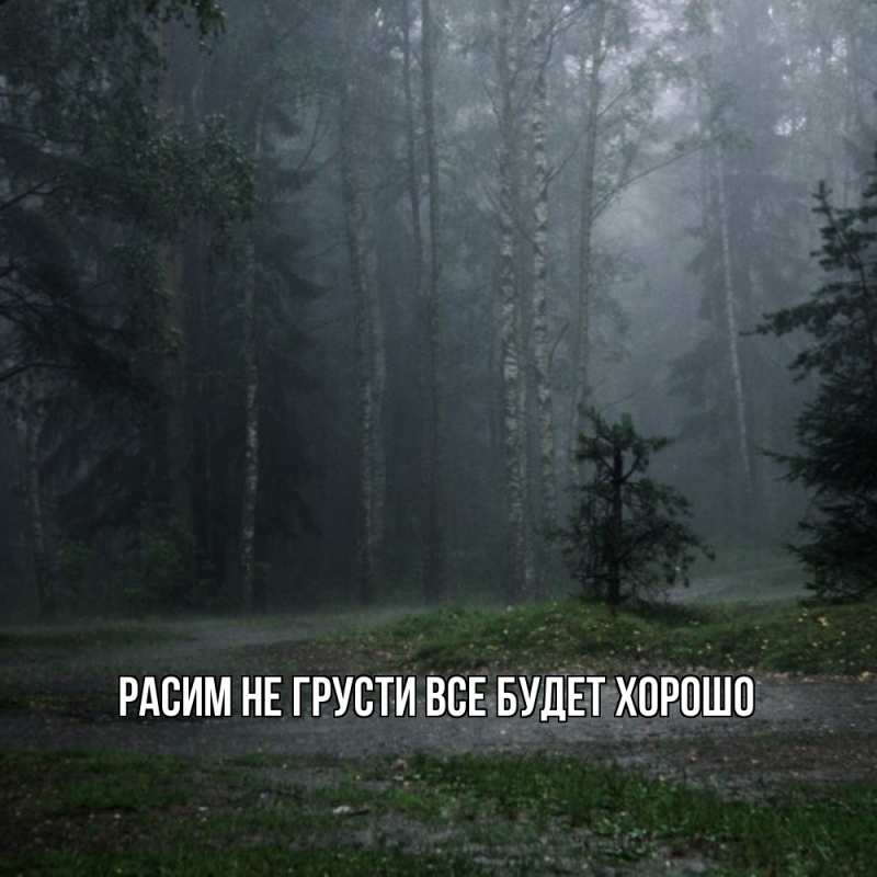 Картинка Не грусти, все будет хорошо, Расим