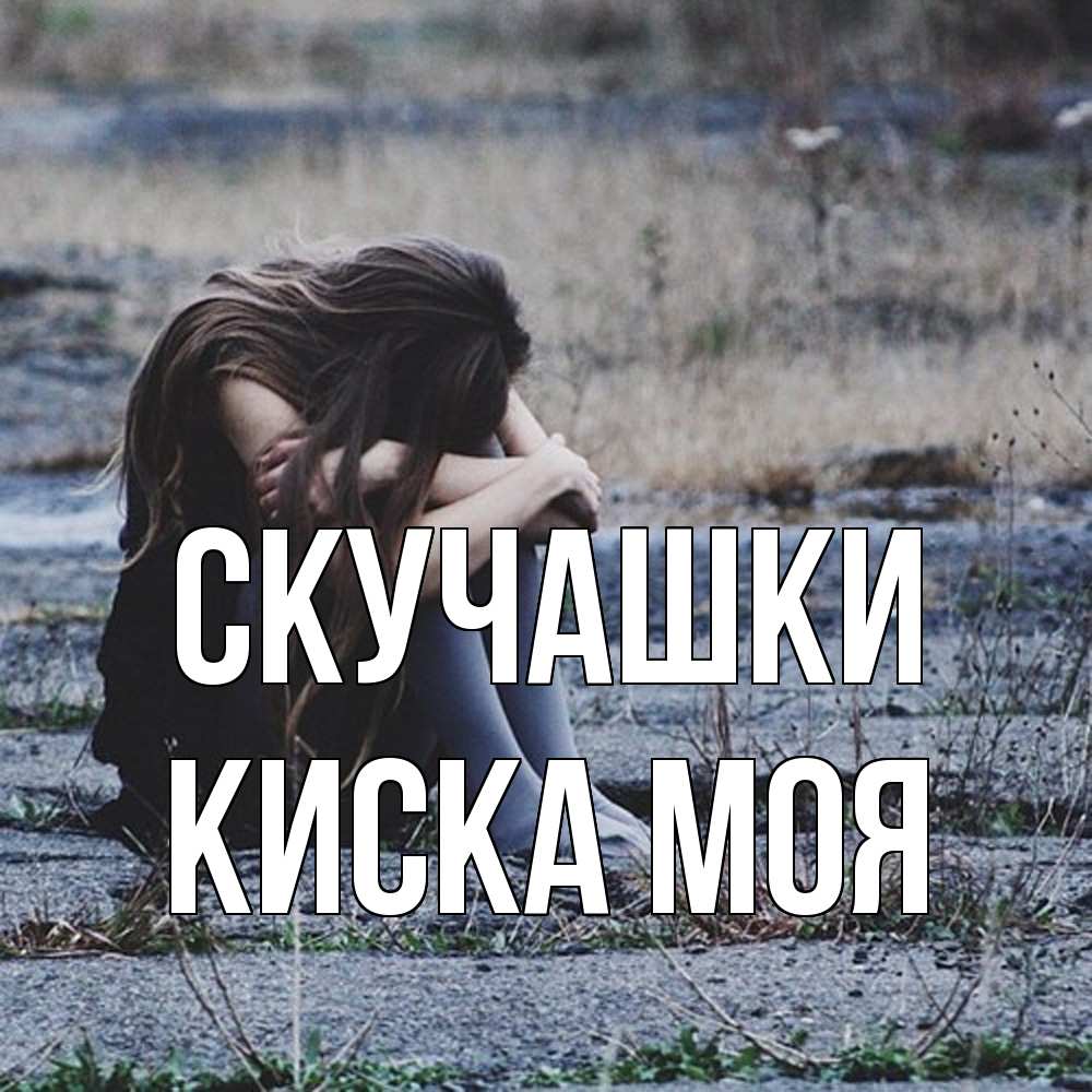 Открытка на каждый день с именем, Киска-моя Скучашки мне скучно очень Прикольная открытка с пожеланием онлайн скачать бесплатно 