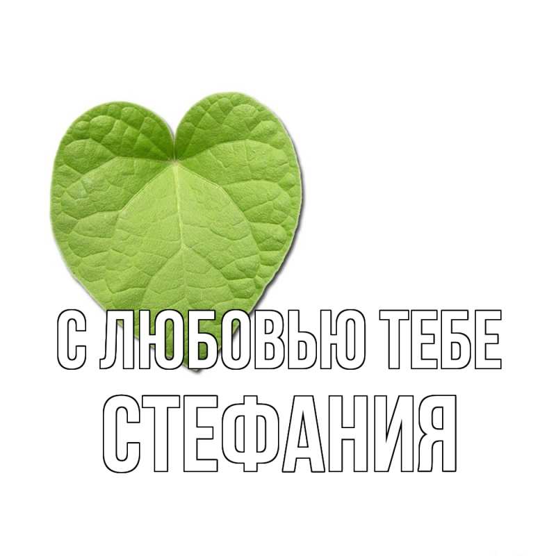 Картинка С любовью тебе, Стефания