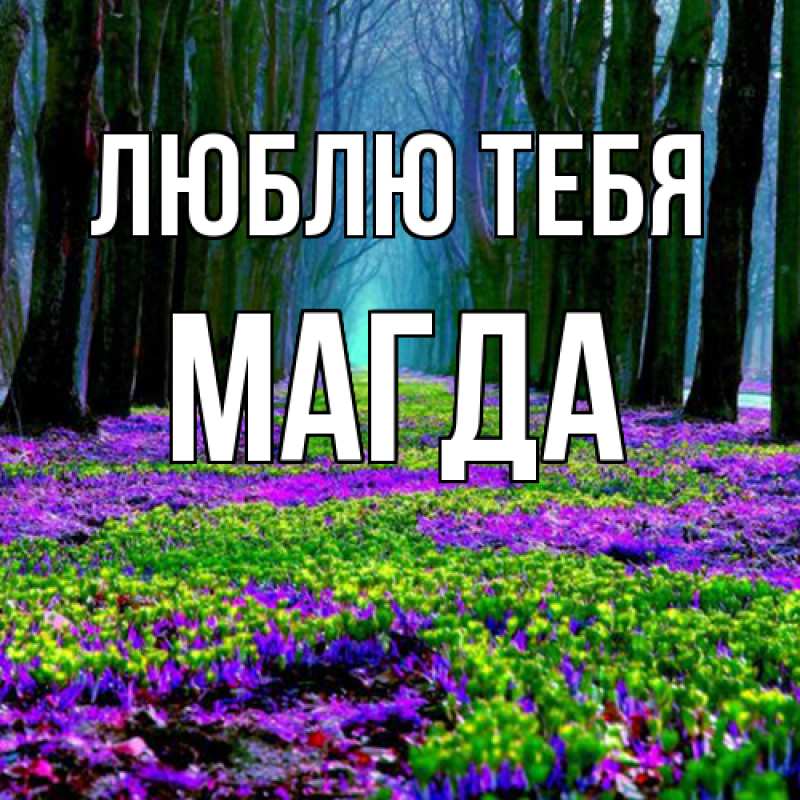 Картинка Люблю тебя, Магда
