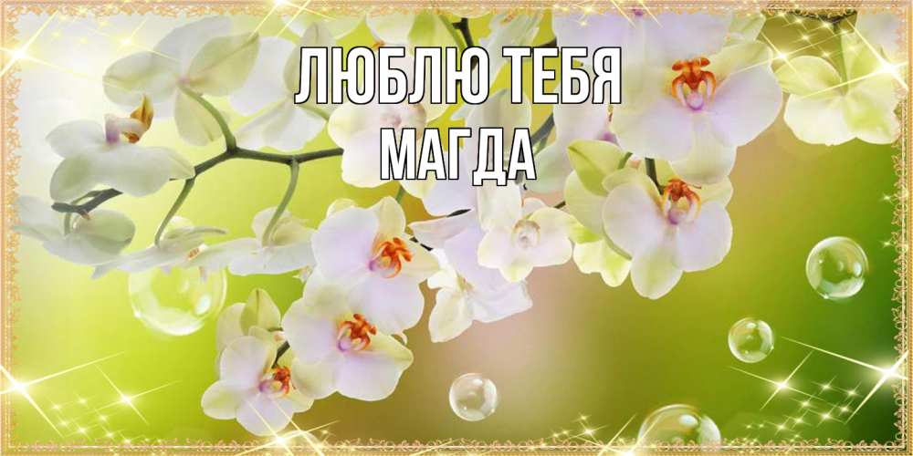 Открытка на каждый день с именем, Магда Люблю тебя открытка с цветами на международный женский день Прикольная открытка с пожеланием онлайн скачать бесплатно 