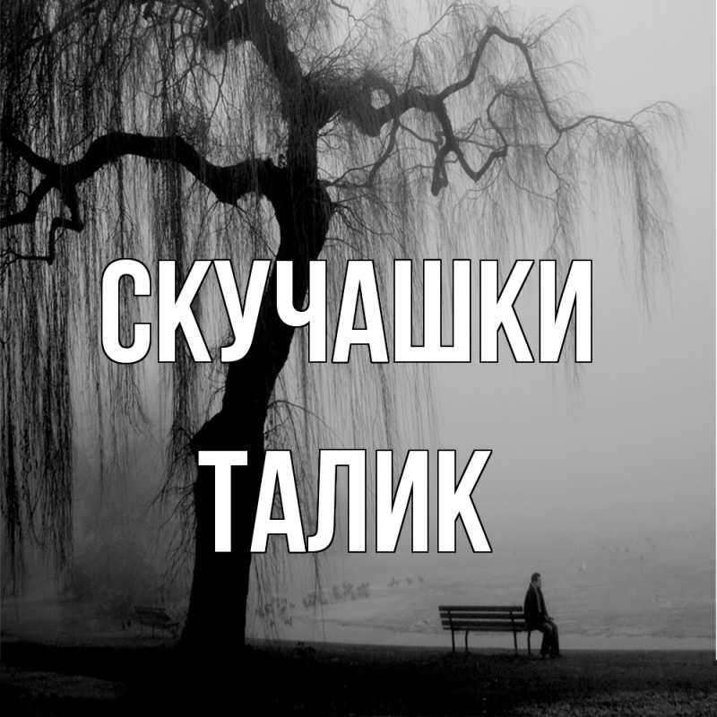 Открытка с именем, Талик, Скучашки