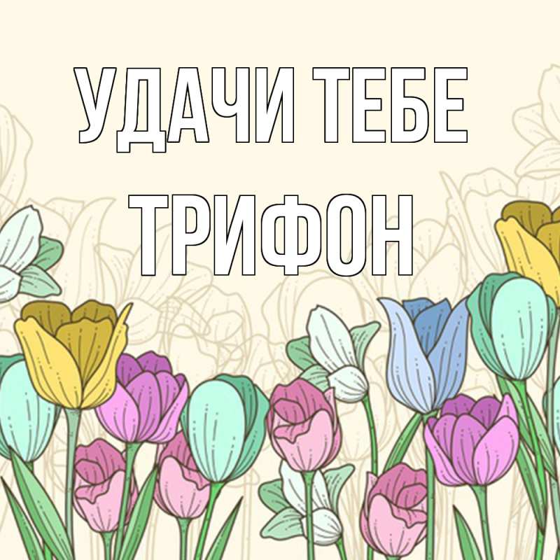 Картинка Удачи тебе, Трифон