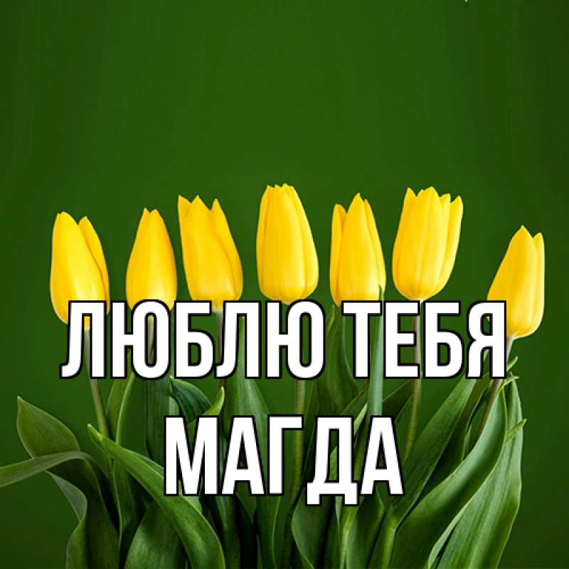 Картинка Люблю тебя, Магда