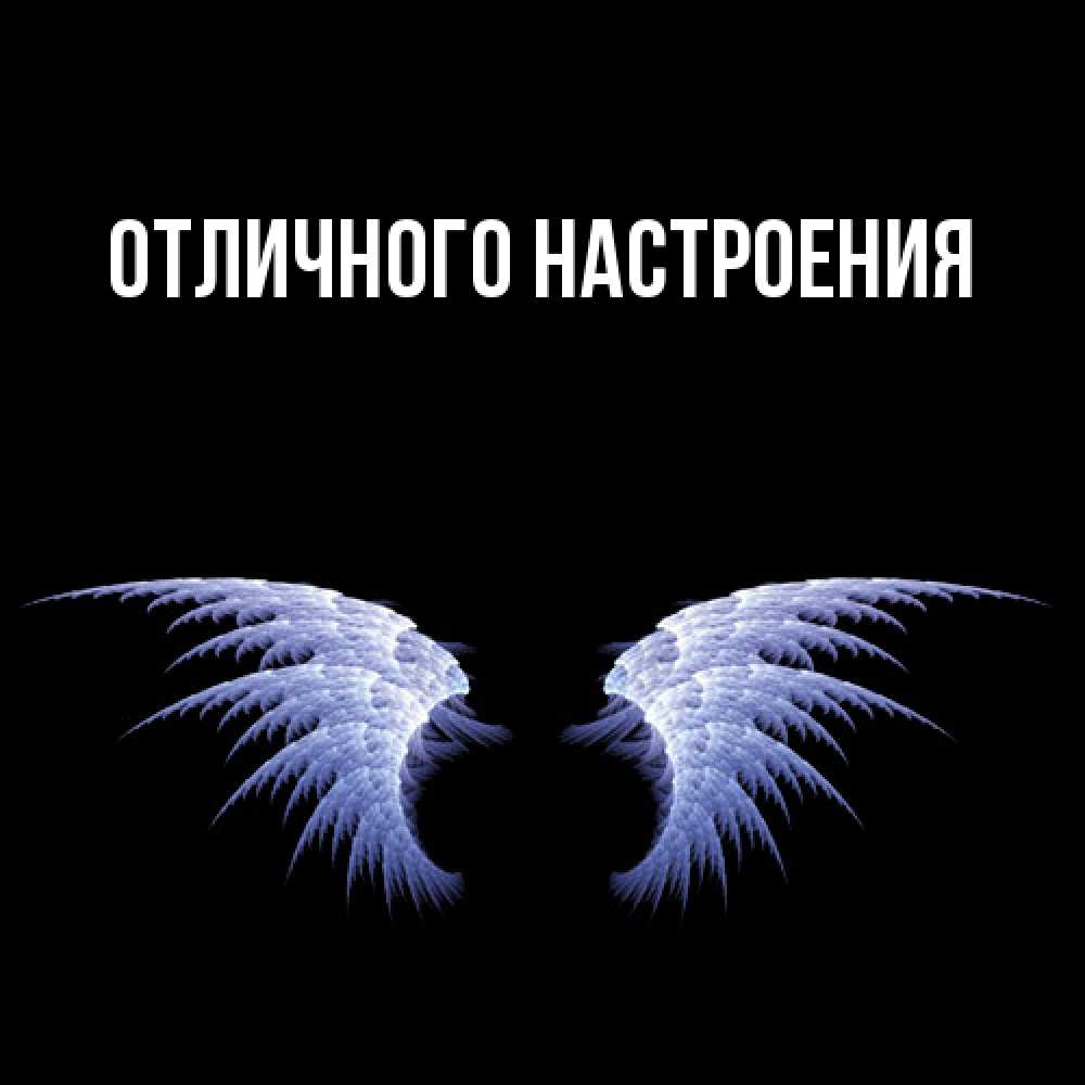 Открытка на каждый день с именем, Элиза Ты моя радость ангельские крылья на черном фоне Прикольная открытка с пожеланием онлайн скачать бесплатно 