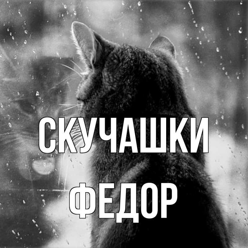 Открытка с именем, Федор, Скучашки