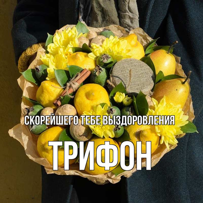 Картинка Скорейшего тебе выздоровления, Трифон