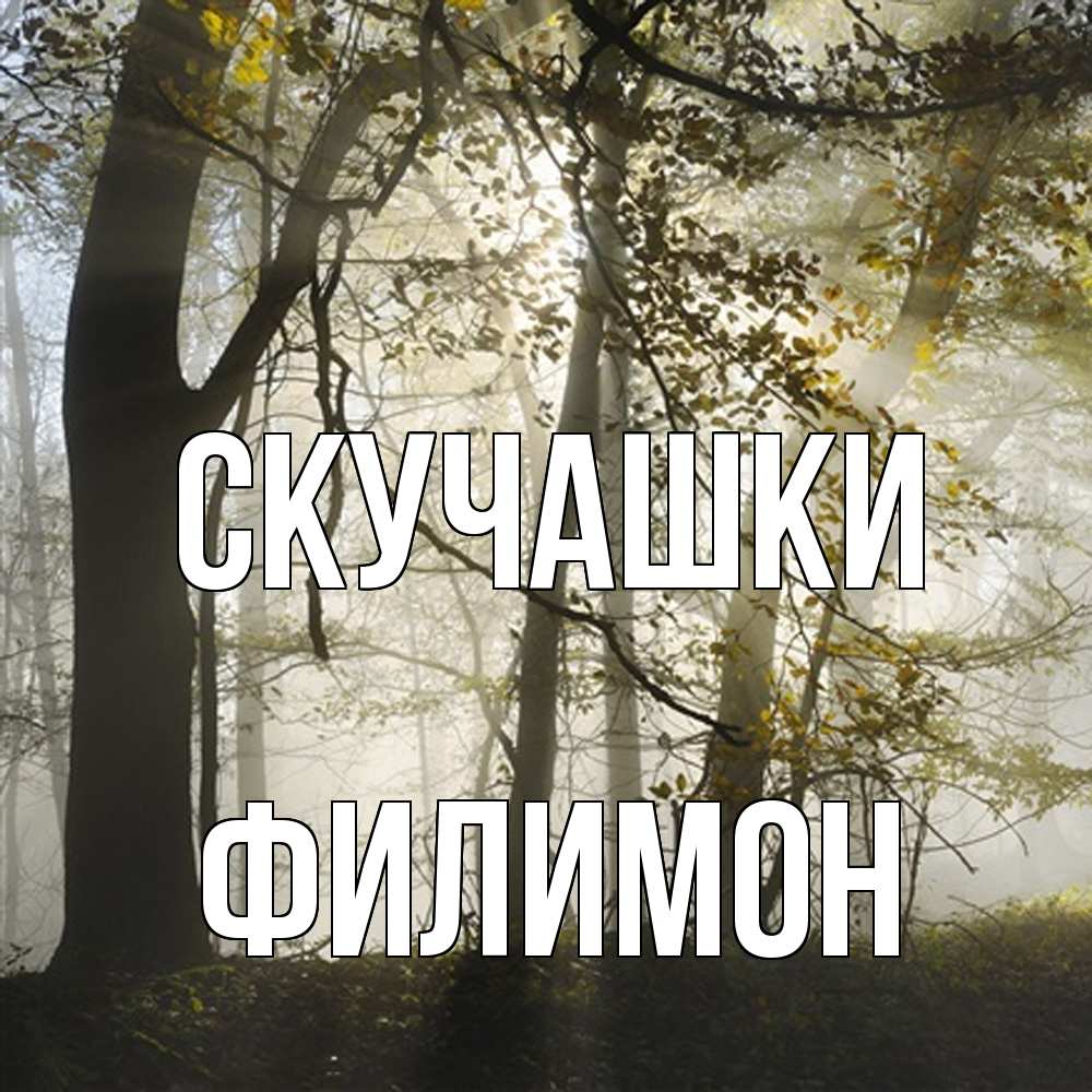 Открытка на каждый день с именем, Филимон Скучашки грустно Прикольная открытка с пожеланием онлайн скачать бесплатно 