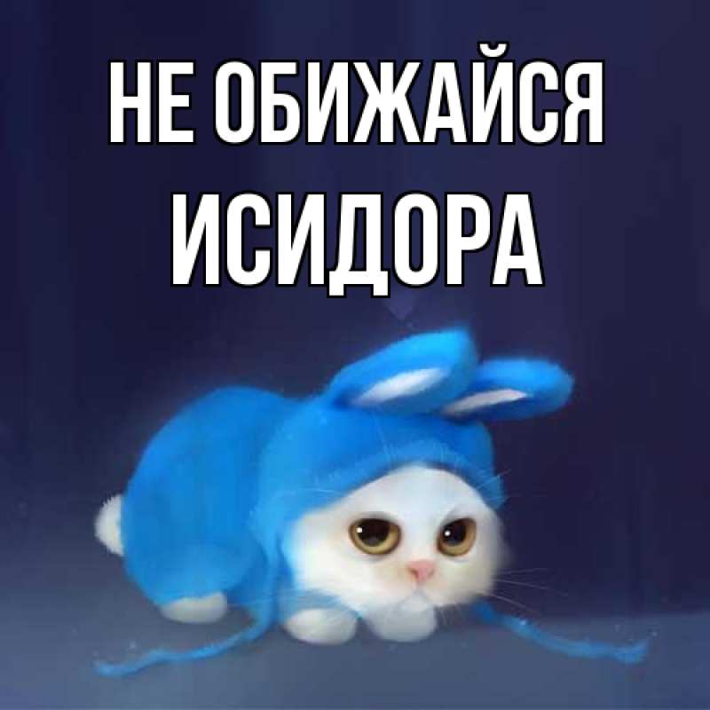 Картинка Не обижайся, Исидора