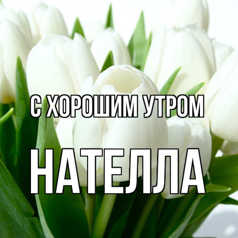 Картинка С хорошим утром, Нателла