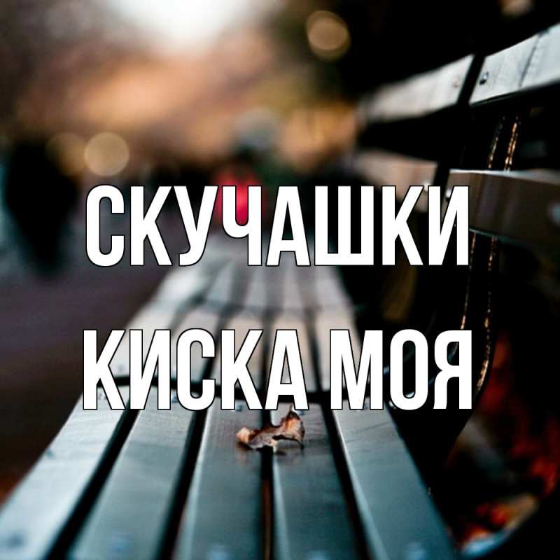 Картинка Скучашки, Киска моя