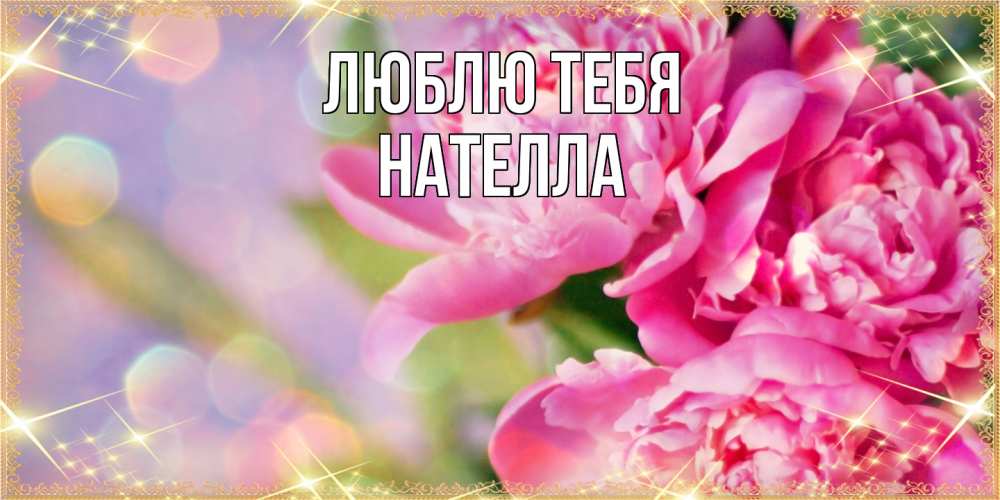Открытка на каждый день с именем, Нателла Люблю тебя красивые открытки с текстом для любимых дам Прикольная открытка с пожеланием онлайн скачать бесплатно 