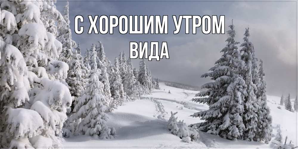 Открытка на каждый день с именем, Вида С хорошим утром пасмурное утро Прикольная открытка с пожеланием онлайн скачать бесплатно 