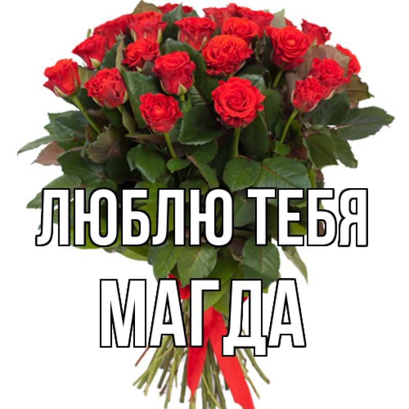 Картинка Люблю тебя, Магда
