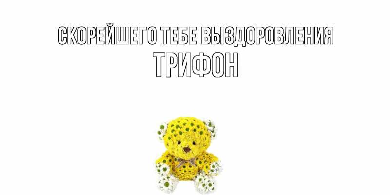 Картинка Скорейшего тебе выздоровления, Трифон