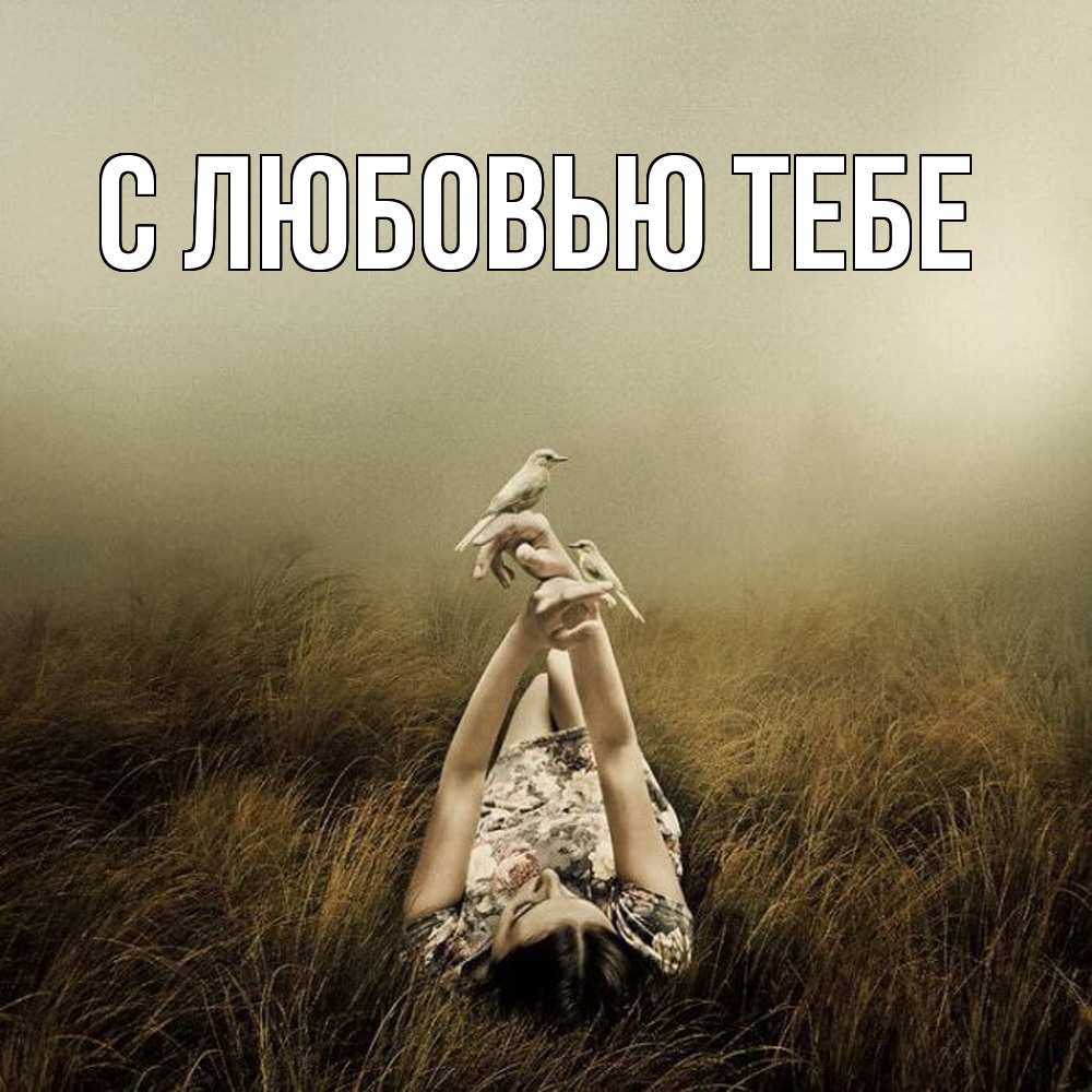 Открытка на каждый день с именем, Наиля Скучашки девушка с голубями Прикольная открытка с пожеланием онлайн скачать бесплатно 