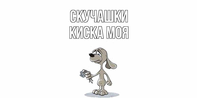 Картинка Скучашки, Киска моя