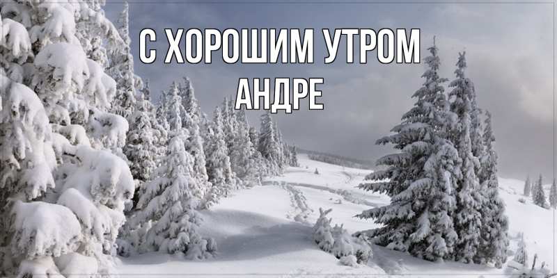 Картинка С хорошим утром, Андре