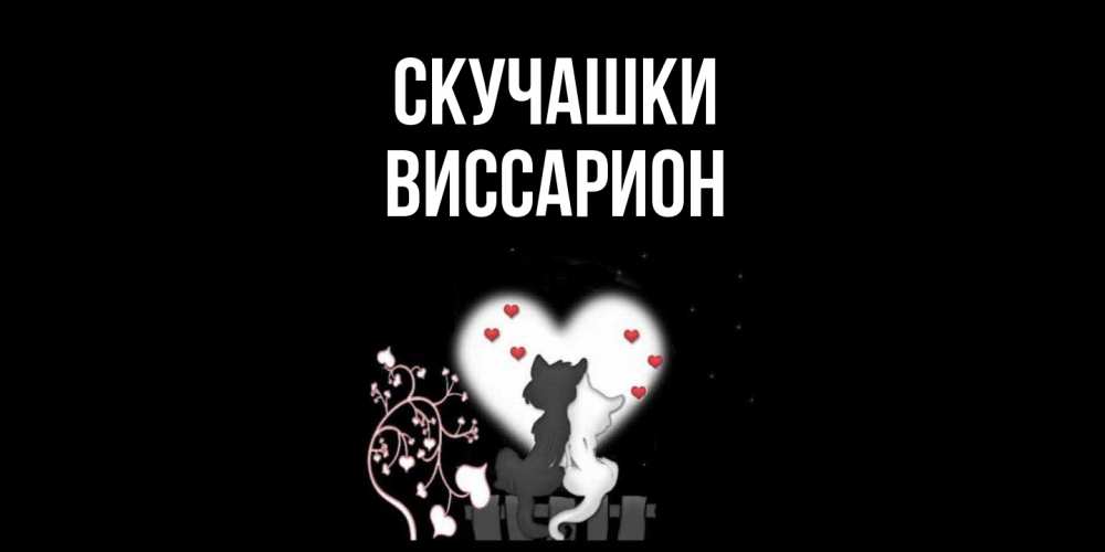 Открытка на каждый день с именем, Виссарион Скучашки коты Прикольная открытка с пожеланием онлайн скачать бесплатно 