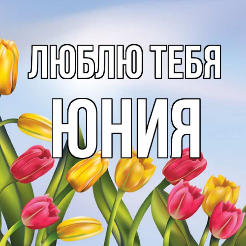 Картинка Люблю тебя, Юния